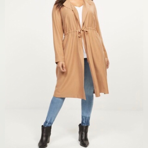 LB Soft Trench Camel Size 10/12 - Picture 1 of 11
